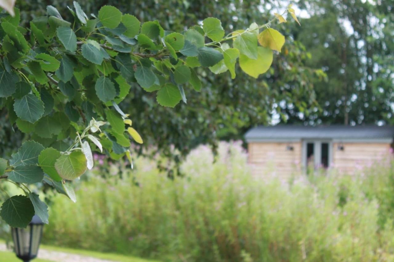 Luxury Shepherds Hut - The Moorhen By The Lake 요크 외부 사진
